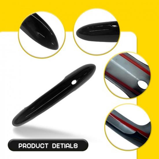 Car W/ Keyless Door Handle Cover Black For 2017+ Mini Hatch Countryman F55 F60