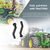 (4pc) Vizava 596163 Vacuum Hose Compatible For John Deere D125 D130 D140 D160 D170 Briggs and Stratton Lawn Mower Tractor Replaces 593998 797408
