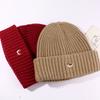 Autumn and Winter Hat Women Cartoon Puppy Embroidered Knitted Hat Student Warm Ear Protection Wool Hat Outdoor Jacket Cold Hat Man