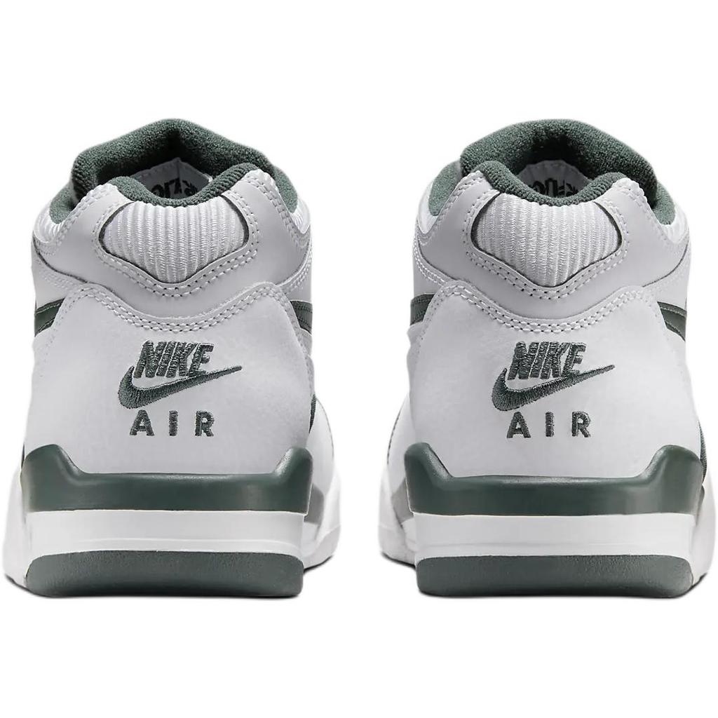 New Nike Air Flight 89 Anti Kick And Wear Resistant High Top Children's Basketball Shoes White Green Teenagers HF0406-104
