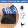 1Pcs 2In1 Adjustable Foot Rest For Under Desk Chiropractor-Endorsed Ergonomic Footrest Premium Comfort