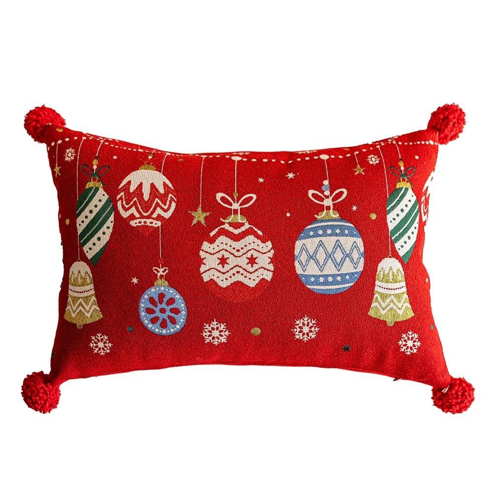 Soft Christmas Cushion Cover 30*50cm Throw Pillowcase Durable Christmas Pillow Cover Bedroom