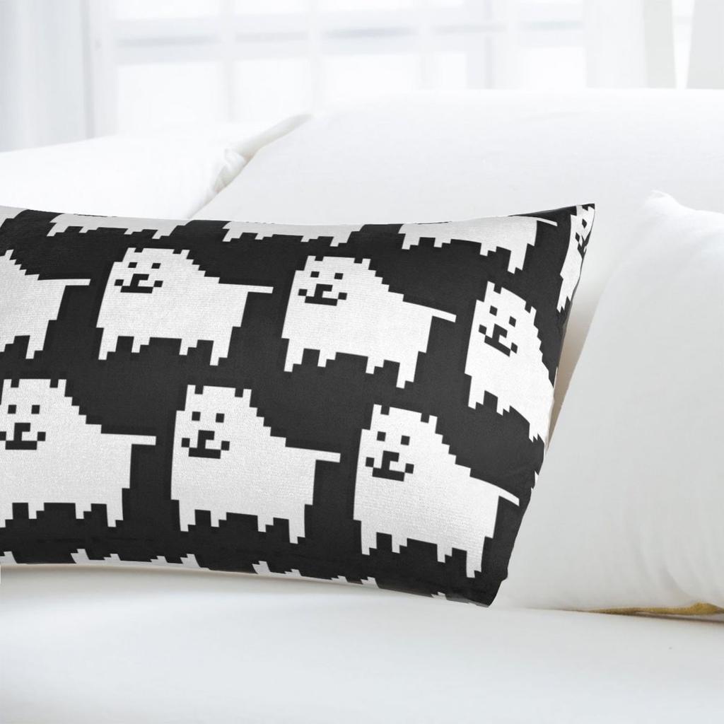 Annoying Dog In Space Undertale Toby Video Game Rpg Rectangle Pillowcase Cushion Cover Decorative Bedroom Bed Home  Throw Pillow
