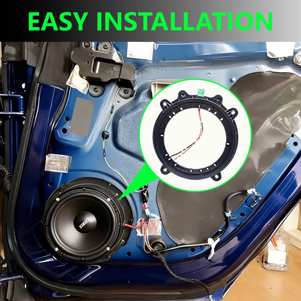 2pcs Car Audio Modification 6.5 Inch Speaker Adapter Mount Pad Audio Special Lossless Plug Suitable For Hyundai Ix35 Kia K3 K5