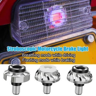 LED Lights For Motorcycles Waterproof Motorcycle Rear Light Colorful Warning Flash Lamp For ATV Night Riding Scooter Outdoor