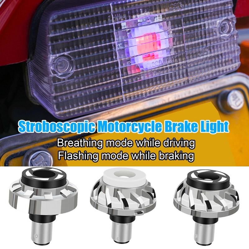 Motorcycle Tail Light Waterproof Dirt Bike Light Colorful Warning Flash Lamp For ATV Night Riding Scooter Outdoor Safety