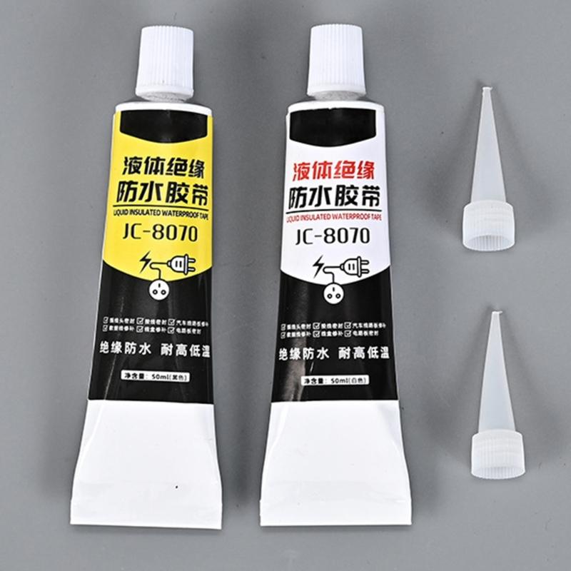 Quick Cure Automotive Sealant 50ml for Car Window Circuit Boards Glass Crack Sealing Fix Silicone Rubber Odorless Adhesive