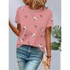 Summer Polka Dot Stripes 3D Print T-Shirts Women Casual O-Neck Short Sleeve T Shirt Harajuku Street Y2k Tees Top Female Clothing