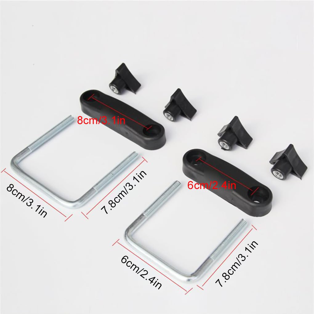 DOSJJIASL 4pcs/set Roof Rack Hole Bolts Strong and Durable Car Roof Rack Luggage Multipurpose