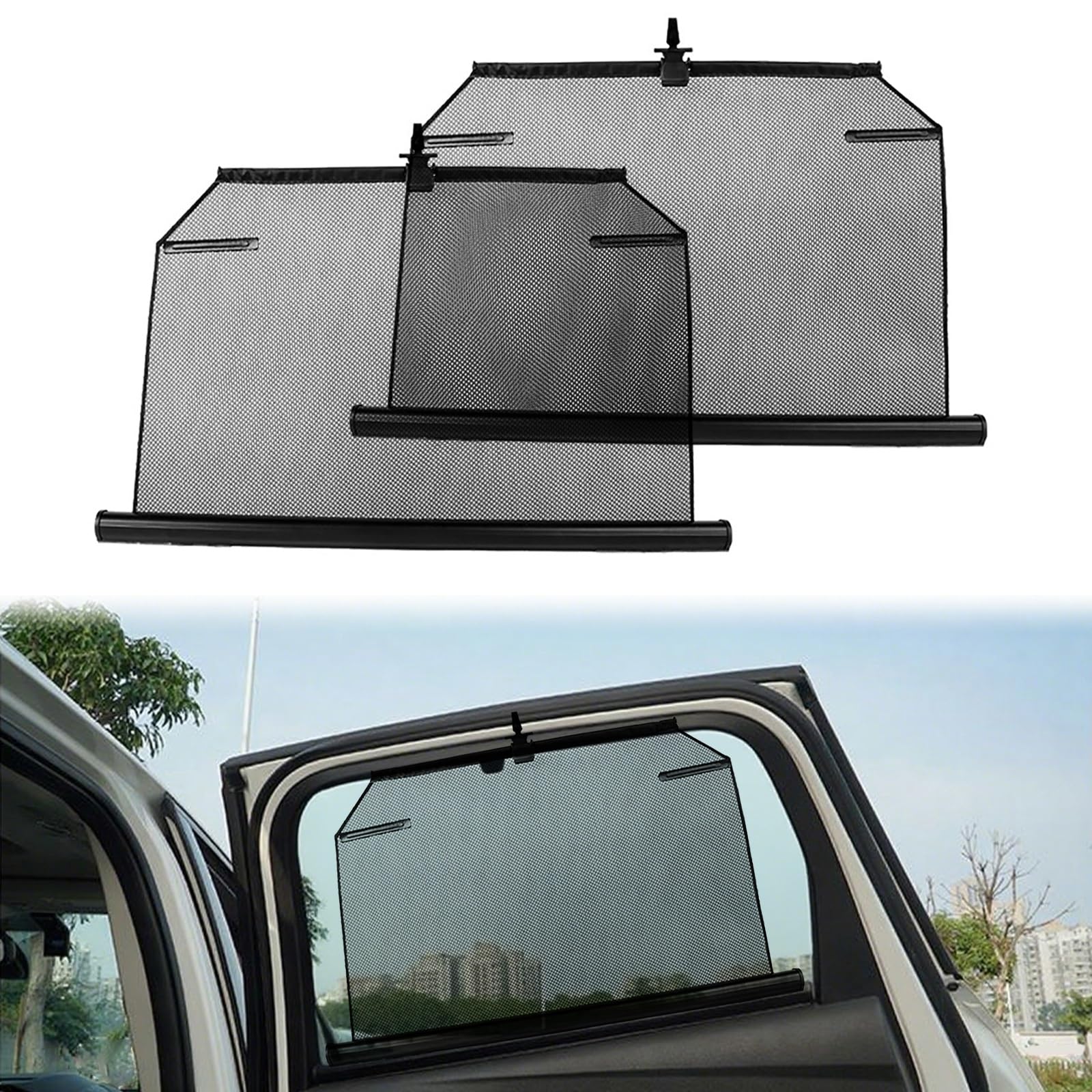 

Retractable Sunshade for Nissan V37 Skyline Models, Driver and Passenger Seat, Sun Protection, UV One size