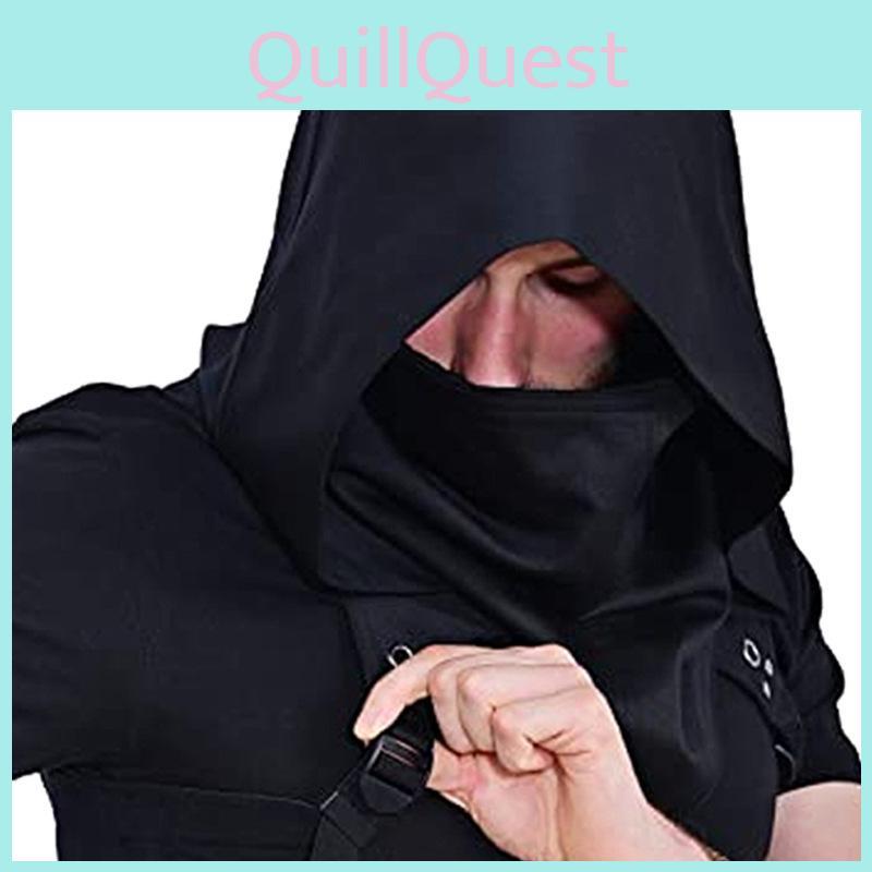 Stylish Unisex Medieval Assassin Inspired Hooded Cloak For Game Character Cosplay
