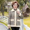 Mid-winter coat short jacket middle-aged and elderly women's clothing autumn and winter new tops