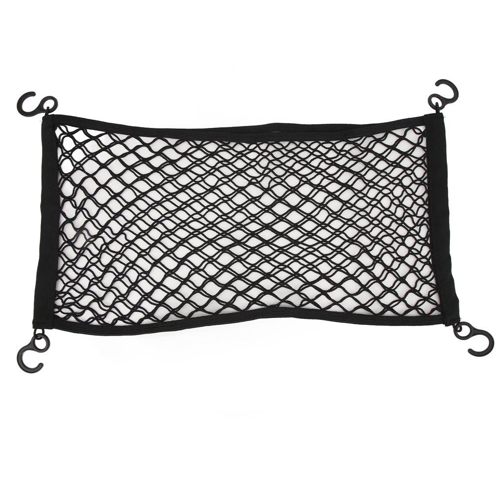 Camping Cart Cargo Net Latex High Elastic Hook Design Rubber Band Fixed Dual Layer Mesh Cargo Net
