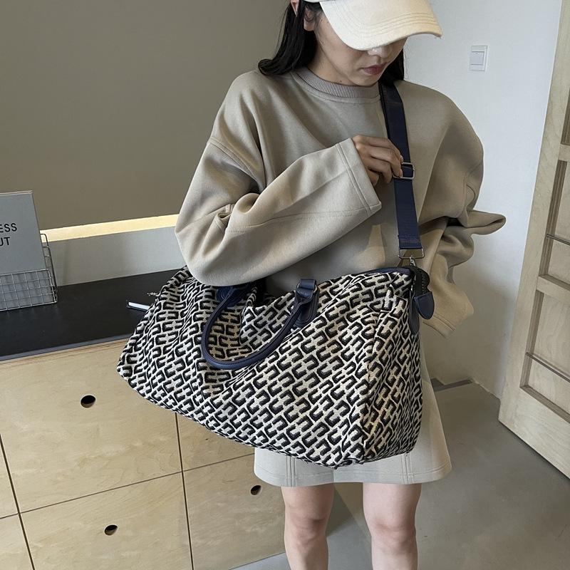 Trend Fashion Printed Travel Bag Large Capacity Pregnant Women Waiting for Delivery Storage Bag Light Casual Women's Yoga Bag