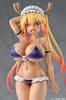 Miss Dragon Tohru Bikini Style Tan Version Scale PVC Painted Complete Figure Q-six Kobayashi's Maid 1/7
