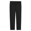 DANCING WOLVES [Easy-Care] Tapered Pants with Elastic Waistband, Nine-Tenths Length Men's Casual Trousers, 001 Black, Size 50/M