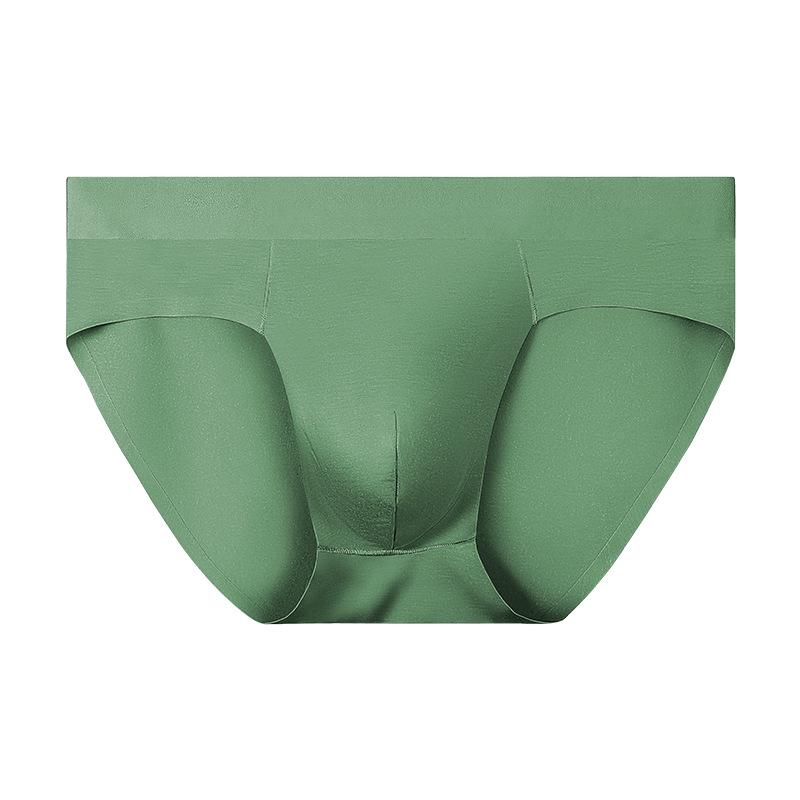

80 Мужское бесшовное тонкое летнее нижнее белье - Удобные, дышащие, сексуальные трусы-слипы L армия зеленый