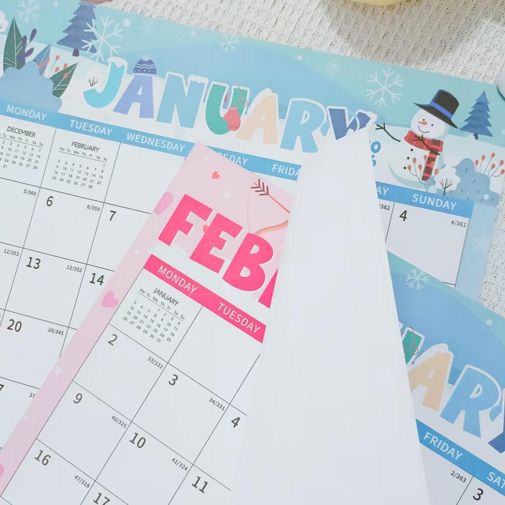 Magnetisk kylskåpskalender 2026-2027, 18 Månaders Kalender Magnet Enkel Organisering Planerare för Hemmakontor, Skola Familj