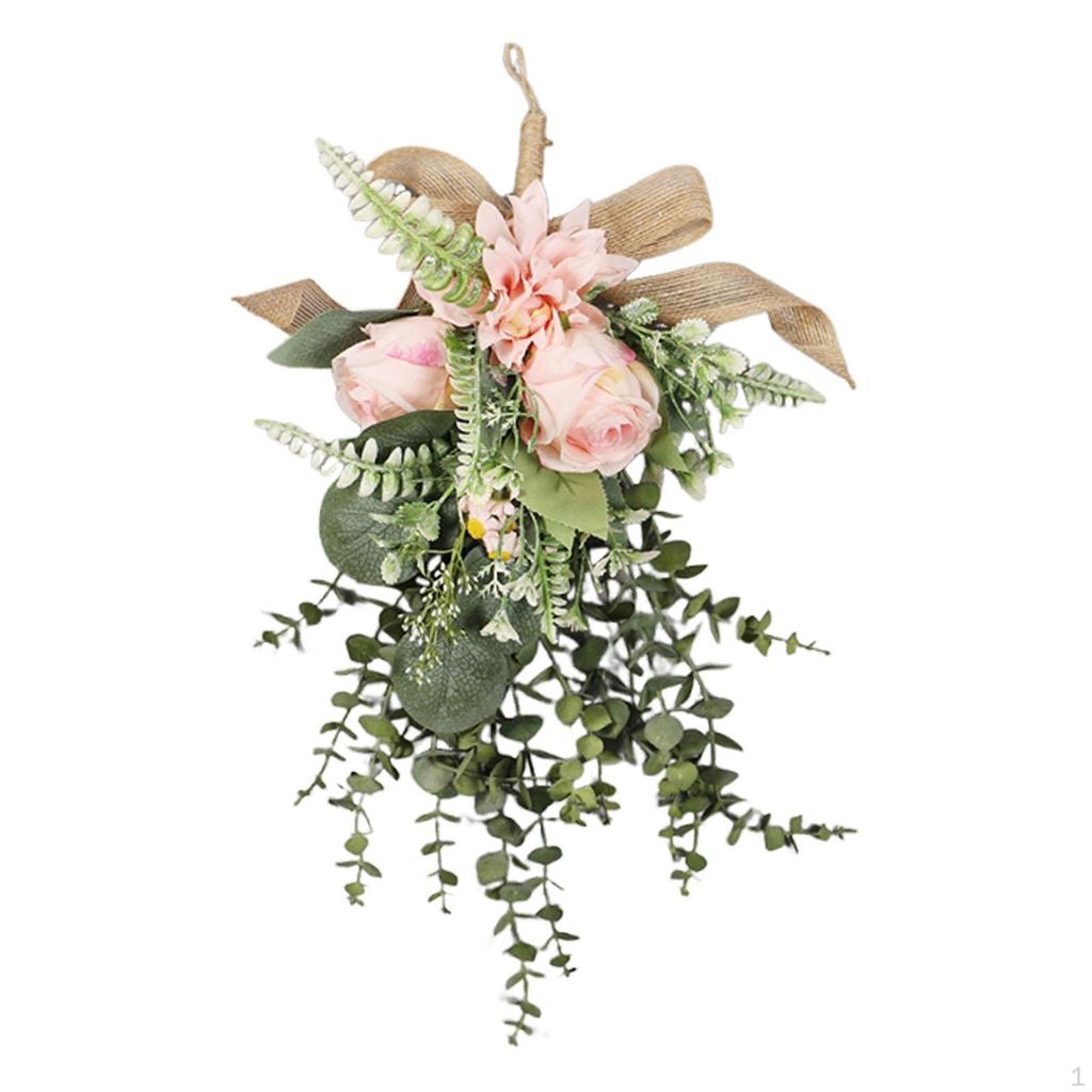 Artificial Garland, Reusable Wreath for Hanging, Housewarming Parties, Weddings, And Fireplace