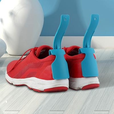 2 pièces Aide à mettre les chaussures Aide paresseuse pour chaussures, Tire-chaussure Corne à chaussures, Aide à soulever Corne à chaussures en plastique Convient à toutes les chaussures