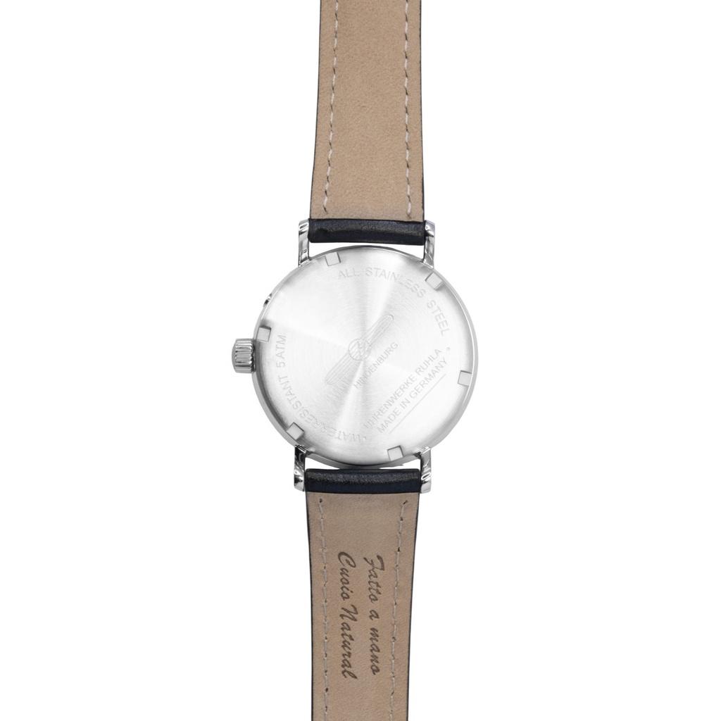 Zeppelin LZ 129 Hindenburg Moon Phase Leather Strap White Dial Quartz 80755 Women's Watch