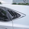 Gloss Black Rear Side Window Louver Shutter Cover For Lexus NX 2015-