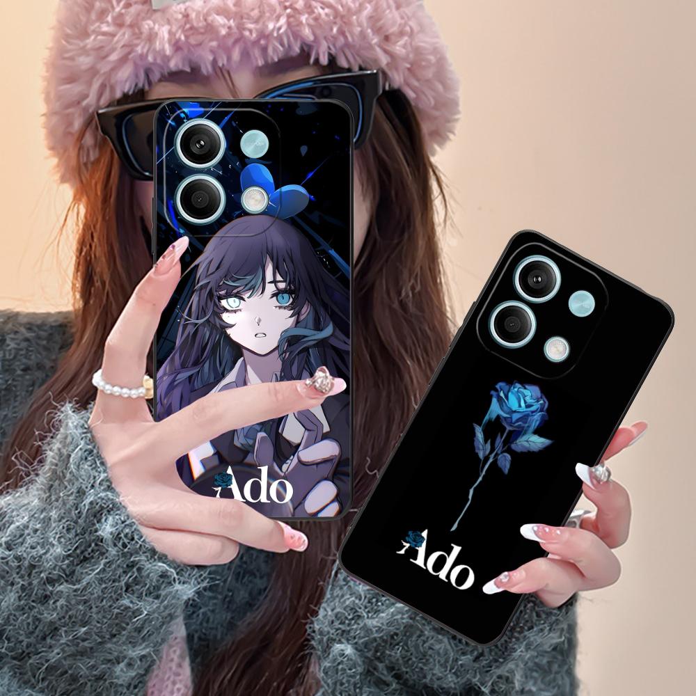 Ado Rose Anime Mobile Phone Case for POCO M7 M6 M5 M4 M3 X7 X6 X5 X4 X3 Pro GT 5G Colorful Printing Cover Luxury Pretty Cover
