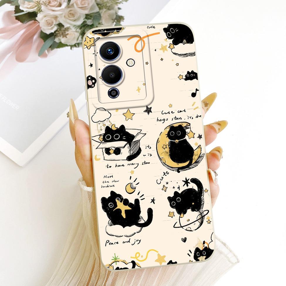 Phone Case For Infinix Note 12 5G X671 Casing For Infinix Note 12 Pro 5G X671B Cover Fashion Cartoon Cute Funny Painted Silicone