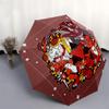 1pc Dragon Evolution Triangle Umbrella with Plastic Handle,Suitable for All Seasons Home Travel Outdoor UmbrellaM1157