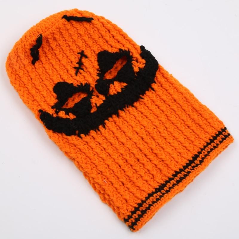 Fun Ghost Balaclava Men Costume Hats Halloween Gift Warm Soft Bucket Hat Halloween Gift Warm Soft Balaclava Hat