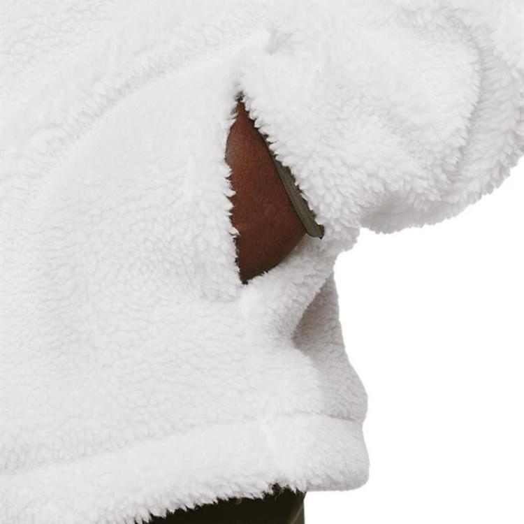 Nike Logo Print Stand Collar Half-Zip Jacket Men Outerwear White DQ4880-133