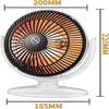 Portable Space Heater, 200w Mini Portable Infrared Quartz Tube Electric Heater For Office, Home, Whole Room