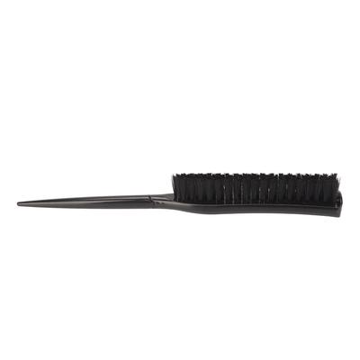 Haarbürste, 3-reihig, Nylon, für mehr Volumen, ergonomische, tragbare Haarstyling-Rattenschwanzbürste für den Salon