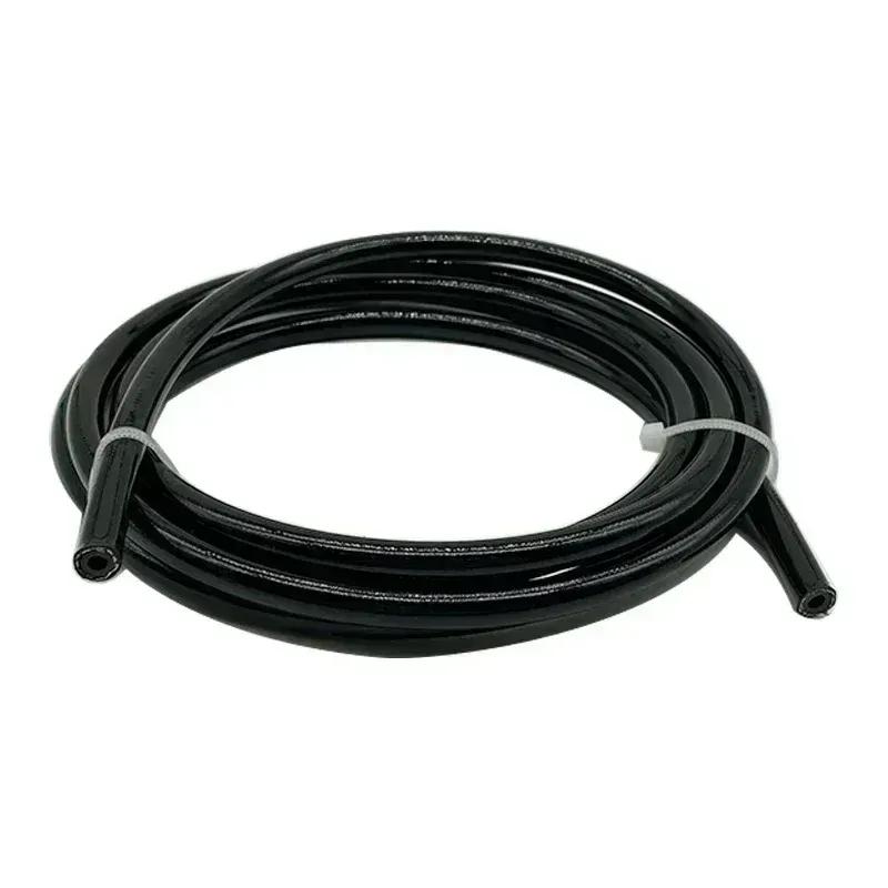 2M/6.56ft AN3 Motorcycle Braided Stainless Steel Nylon Brake Line Hose FLUID HYDRAULIC Hose Brake Line Gas Oil Fuel Tube Pipe