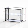 Tiered Bread and Cake Display Rack - Alloy Frame with Transparent Cabinet