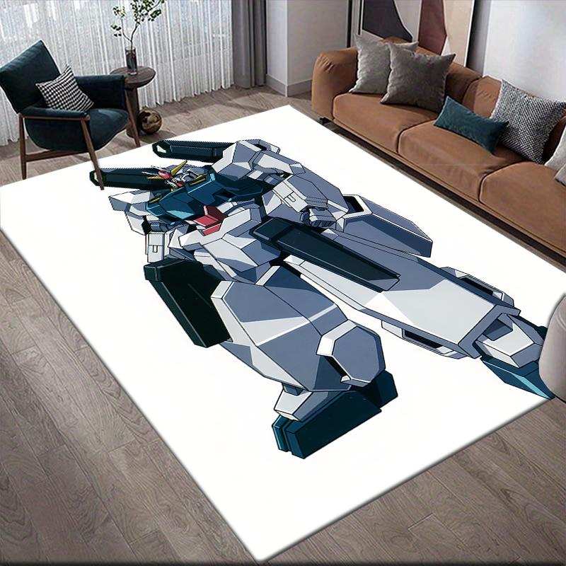 

Mobile Suit Gundam Mecha Squad Square Area Rug, Non-Slip Floor Mat for Bedroom, Perfect Gift for Gundam Fans.chl 60x90cm