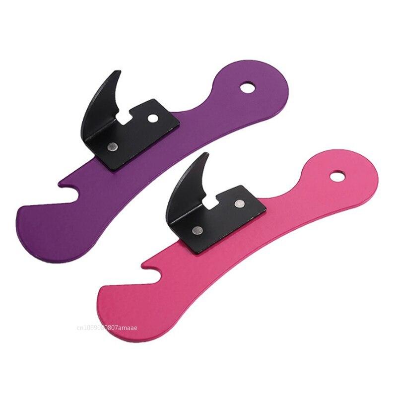 Portable Bottle Jar Opener Kitchen Gadget Portable Can Opener for Emergency Bottle Opener Party Simple Canning Knife 4 Colors