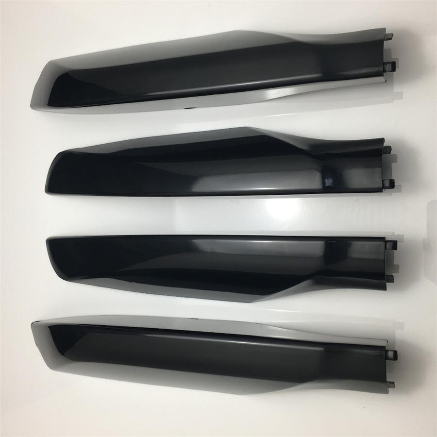 4 ks Pro Toyota Land Cruiser Prado FJ120 03-09 Kryt koncovky střešního nosiče Vyměnit