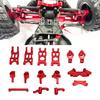 RC Car Steering Group Assembly Set Aluminum Alloy Steering Parts Set for HBX 1Celsius18 18859 18858 18857 18856 RC Car