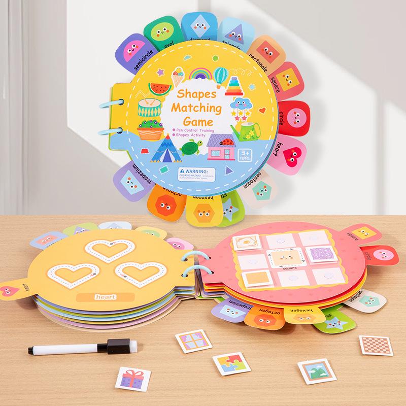 Children's Early Education Quiet Sticker Book: Baby Letters & Thinking Toys
