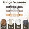 3/4/6Pcs Vintage Cinch Fasteners Durable Non-slip Sweater Shawl Clips for Women Shirts Blouses Daily Outfits