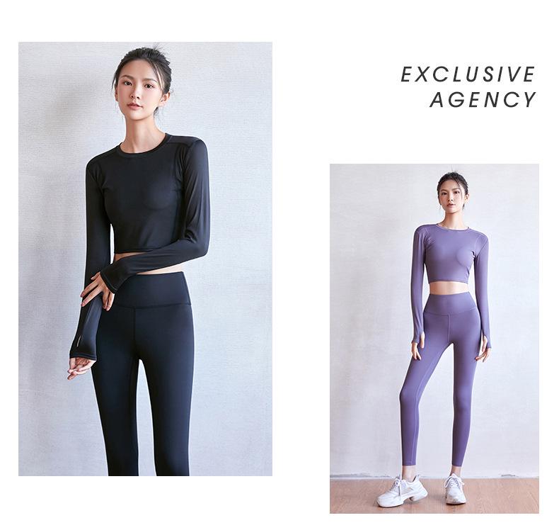 Juyitang Women's Summer Slim Fit Sexy Yoga & Running Sports Suit