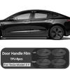 For Tesla Model 3 Y Juniper 2021-2025 Door Handle Scratch Protector-Inverted Door Handle Paint Protective TPU Film Car Clothing