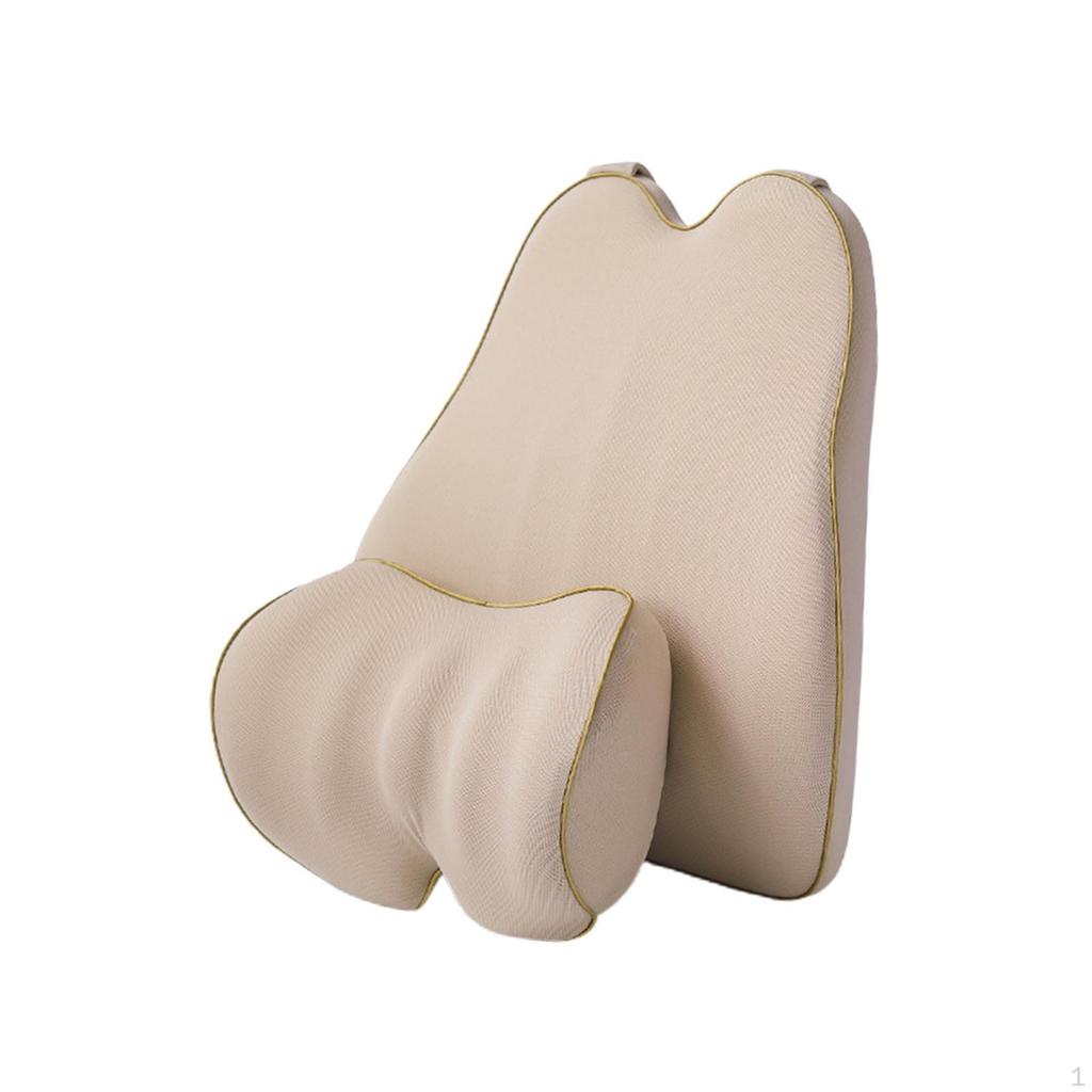 Car Back Cushion , Support, Neck Pillow Breathable,Car for Lower Support