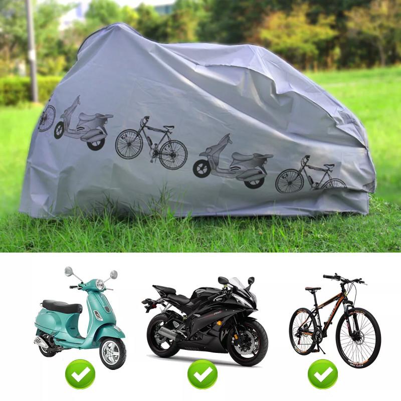 Outdoor Waterproof Bike Cover Motorcycle Hood Rain Sun Protection Dust Rust