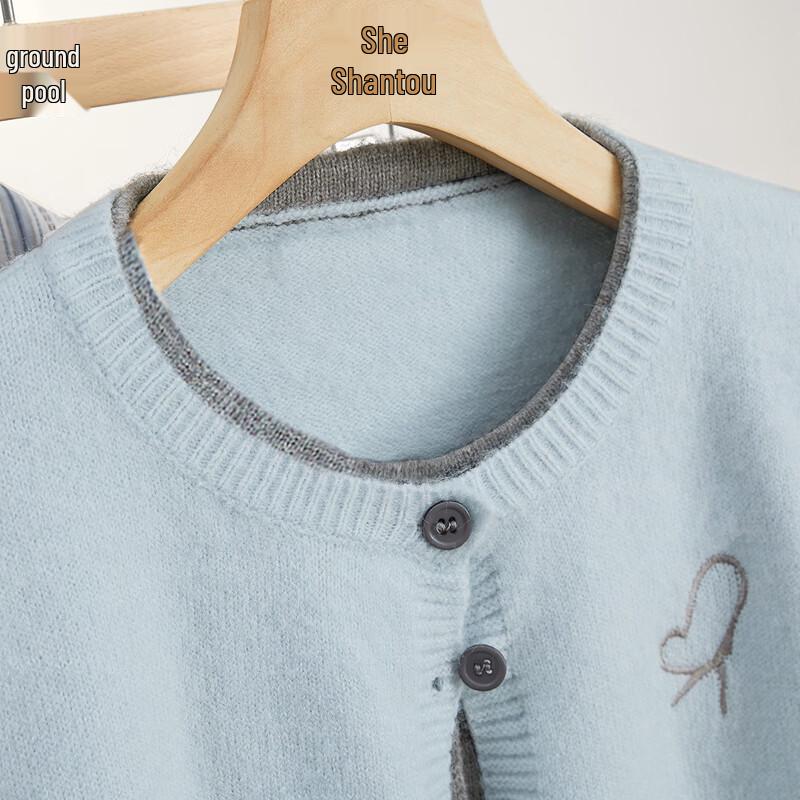 Shechi Damen Color-Block Patchwork Stricktop