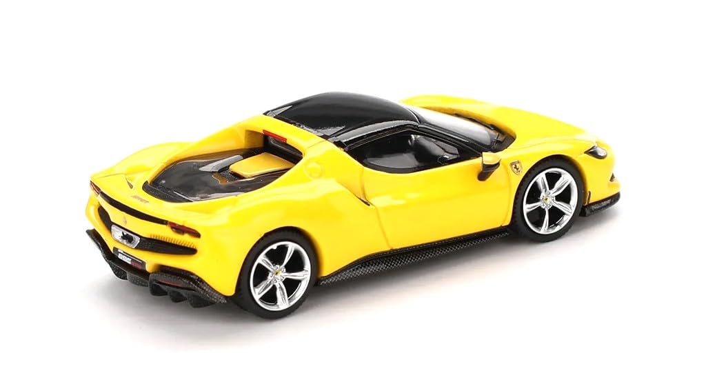 Sunrich BBR Scale Ferrari 296 GTB Giallo Modena Finished Product BBRFER64005 1/64 (Yellow)