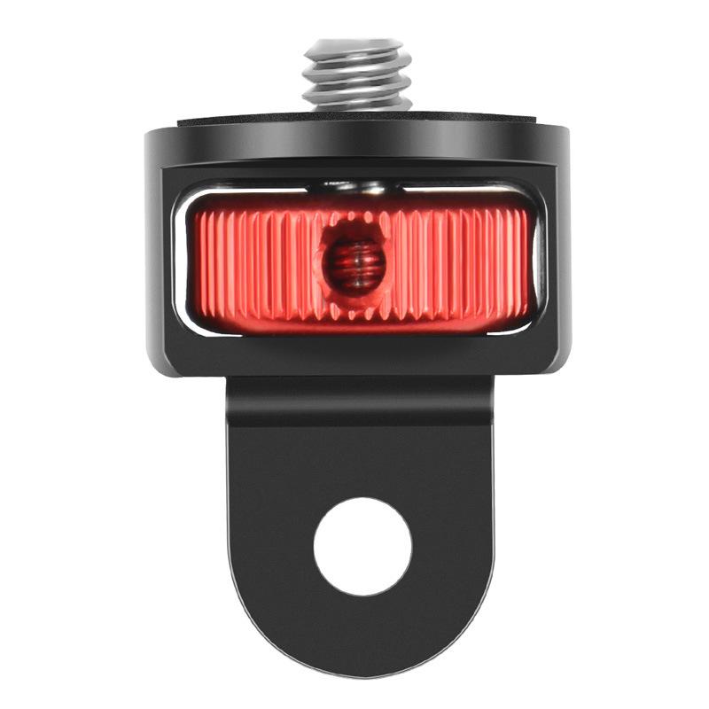 Aluminum Alloy 1/4 Inch Mini Tripod Screw Adapter for GoPro Hero 12 11 10 Sjcam M10 Xiaomi Yi 4K Eken Insta360 Camera Accessory