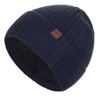 PALAME Winter Knit Cap for Cold Weather Fluffy Fleece Soft To the and Beautiful Thick Windproof Beanie Hat with Stretchy Simple and Stylish Design for