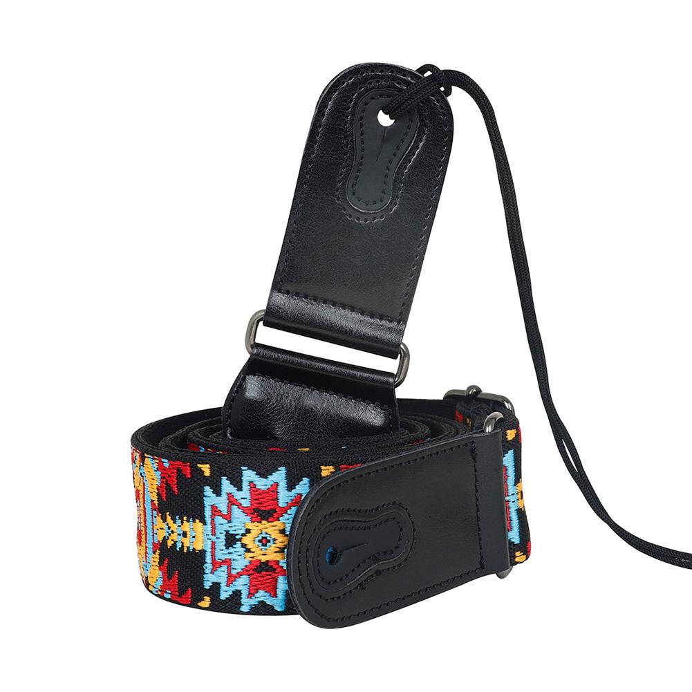 Guitar Strap Acoustic Electric Guitar Straps Adjustable Length Musical Instrument Accessories Cotton Ukulele Shoulder Strap